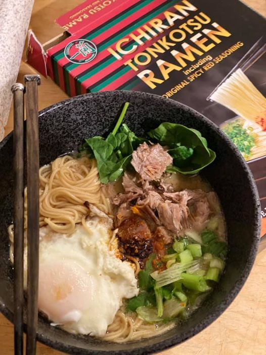 Lori Heath tOc9tobe6or18 r8025e atud6u 180:51 PM · Rainy day dinner! 😋😋😋 used a smoked pork shoulder that I smoked and froze 2 months ago, I thawed it & slow cooked in my pressure cooker.