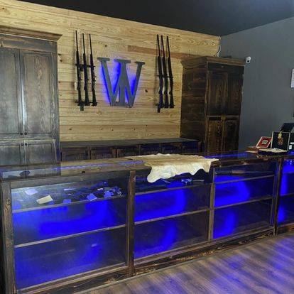 vana Williams Armory sells guns and ammo along with other unique gifts and accessories.